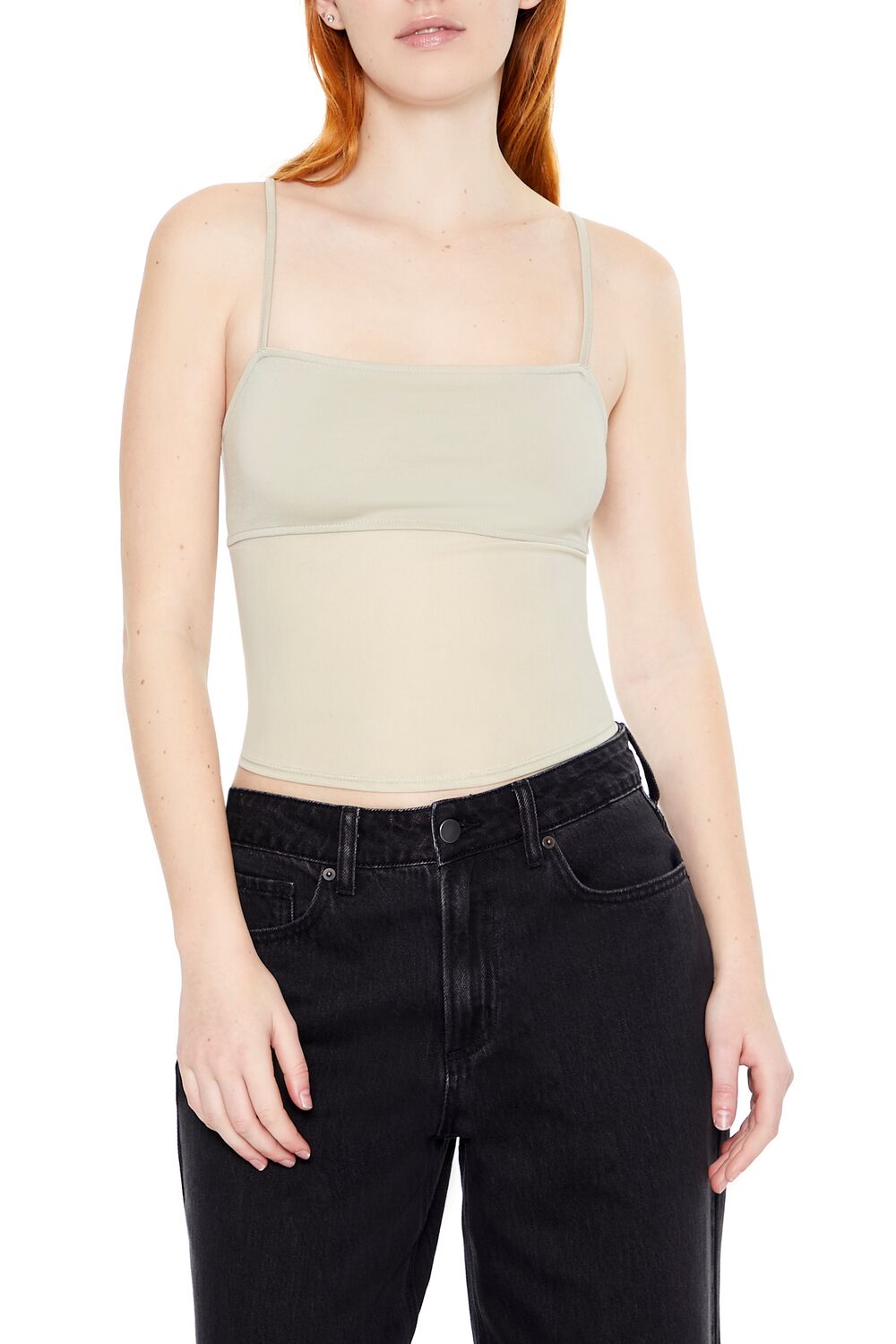 Sheer Ponte Knit Cami | Forever 21 Women