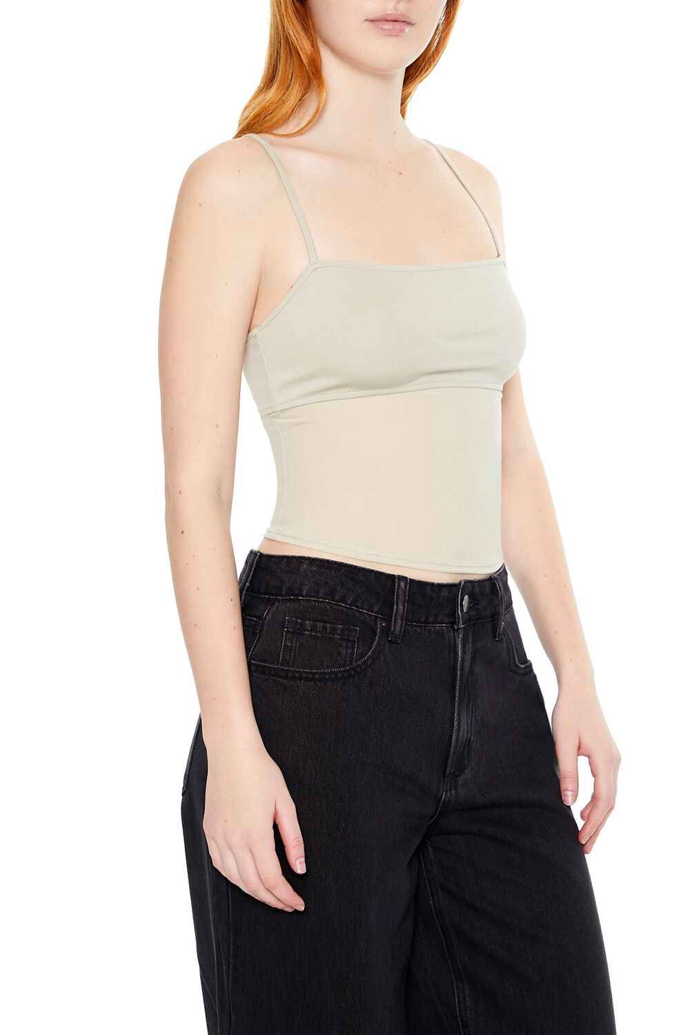 Sheer Ponte Knit Cami | Forever 21 Women