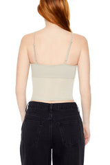 Sheer Ponte Knit Cami | Forever 21 Women