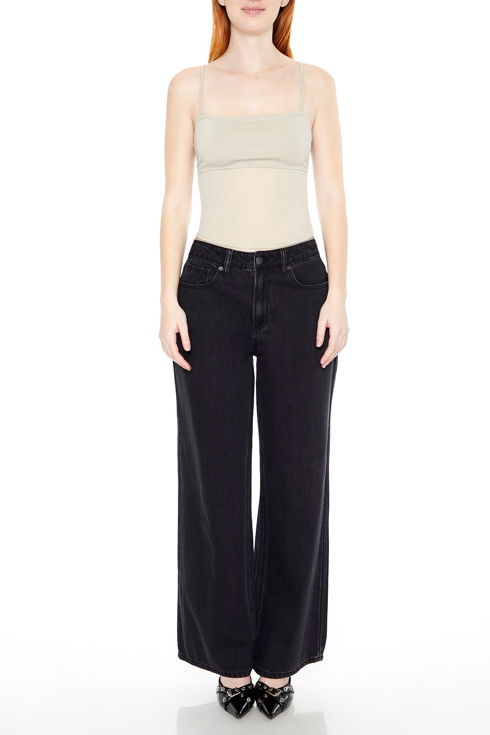 Sheer Ponte Knit Cami | Forever 21 Women