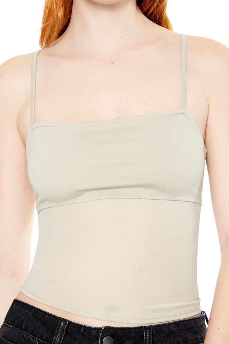 Sheer Ponte Knit Cami | Forever 21 Women