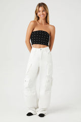 Rhinestone Cropped Tube Top | Forever 21 Women