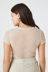 Mesh Graphic Baby Tee | Forever 21 Women