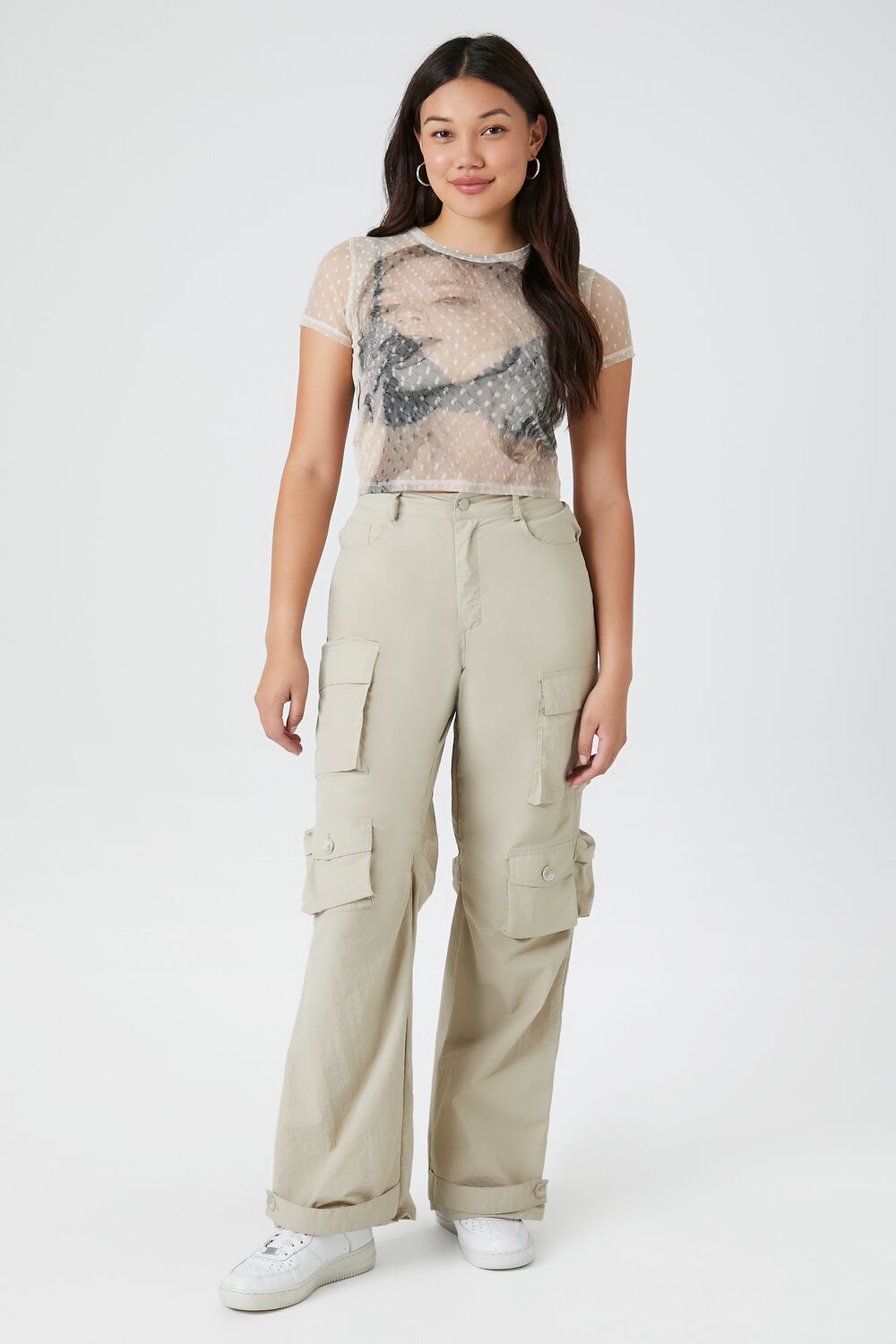 Mesh Graphic Baby Tee | Forever 21 Women