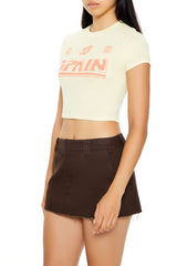 Ribbed Knit Spain Baby Tee | Forever 21 Women