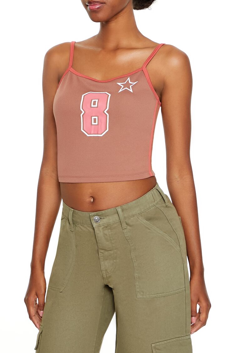 8 Star Graphic Cropped Cami | Forever 21 Women