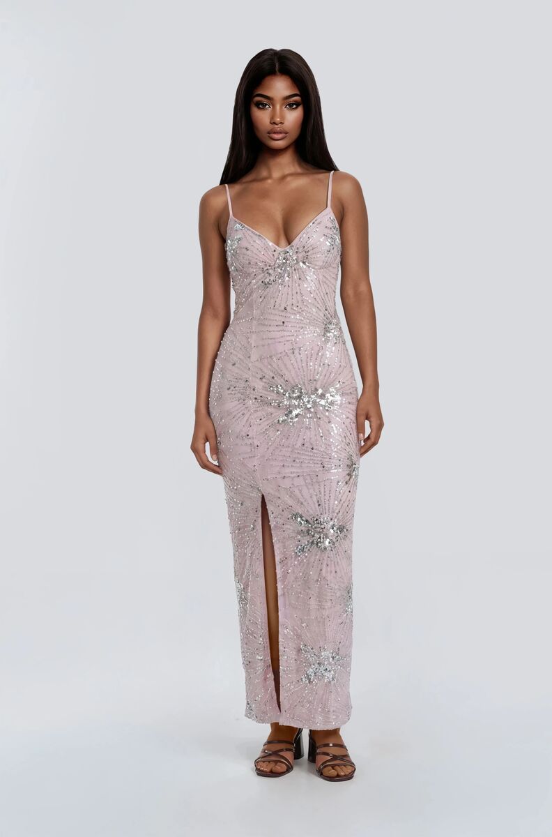 Sequined Beaded Maxi Dress | Forever 21 Women
