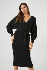Sweater Midi Wrap Dress | Forever 21 Women