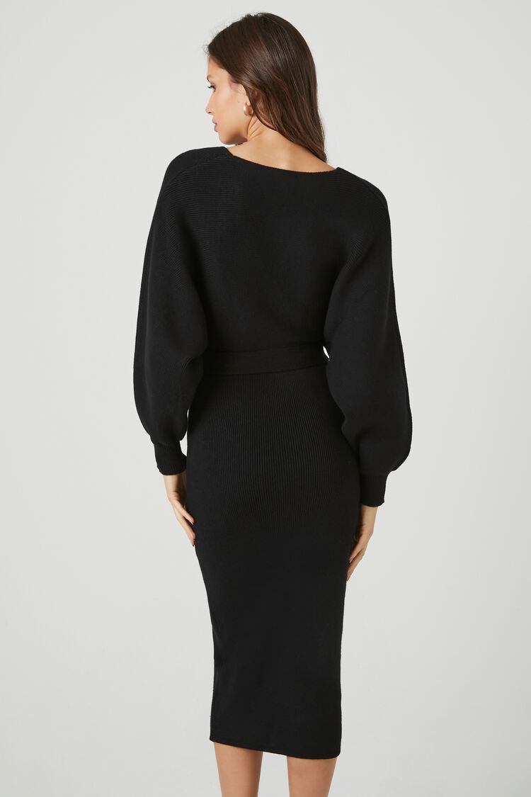 Sweater Midi Wrap Dress | Forever 21 Women