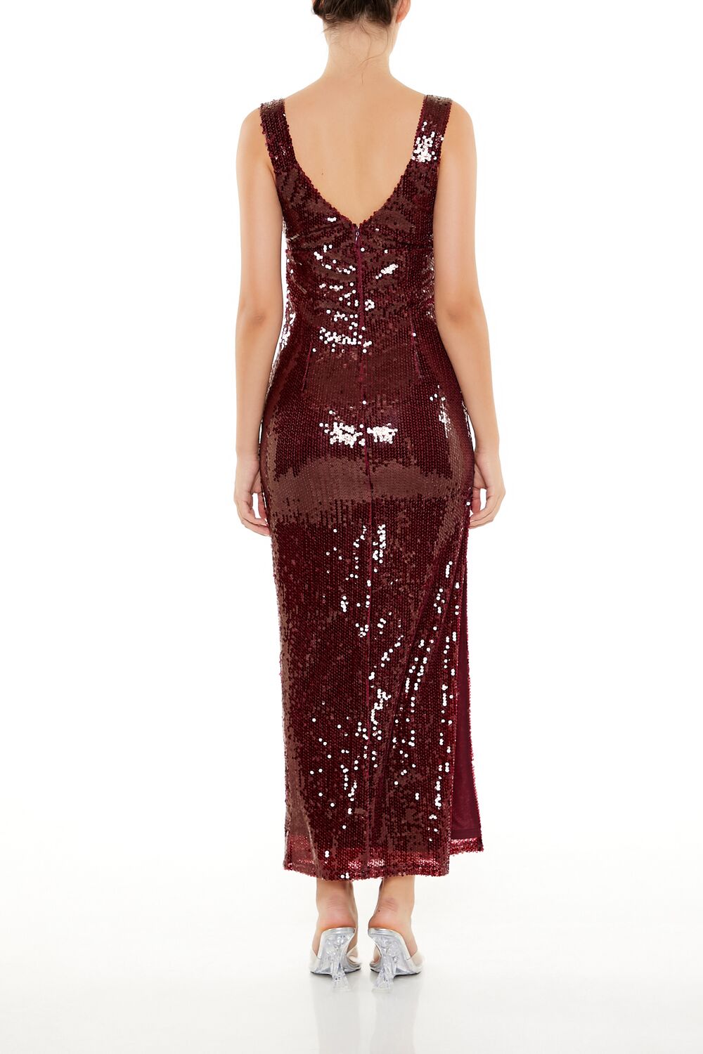 Sequin Cutout Maxi Dress | Forever 21 Women