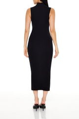 Ribbed Knit Mock Neck Midi Dress | Forever 21 Women