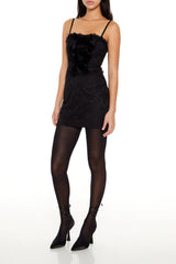 Eyelash Lace Bow Mini Dress | Forever 21 Women