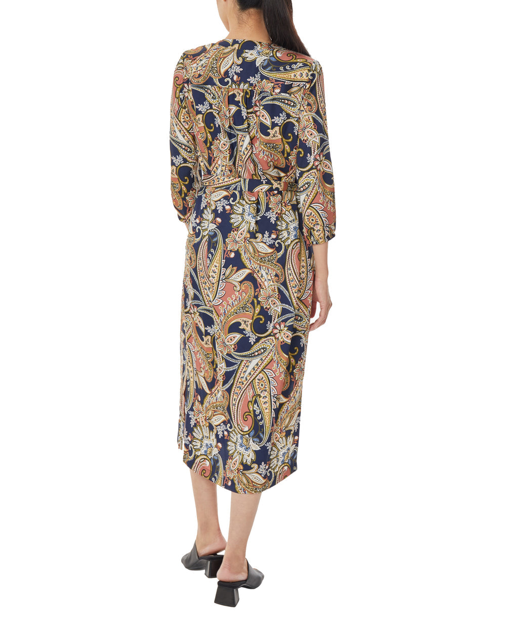 V-Neck Midi Dress with Tie Waist | Forever 21 Women