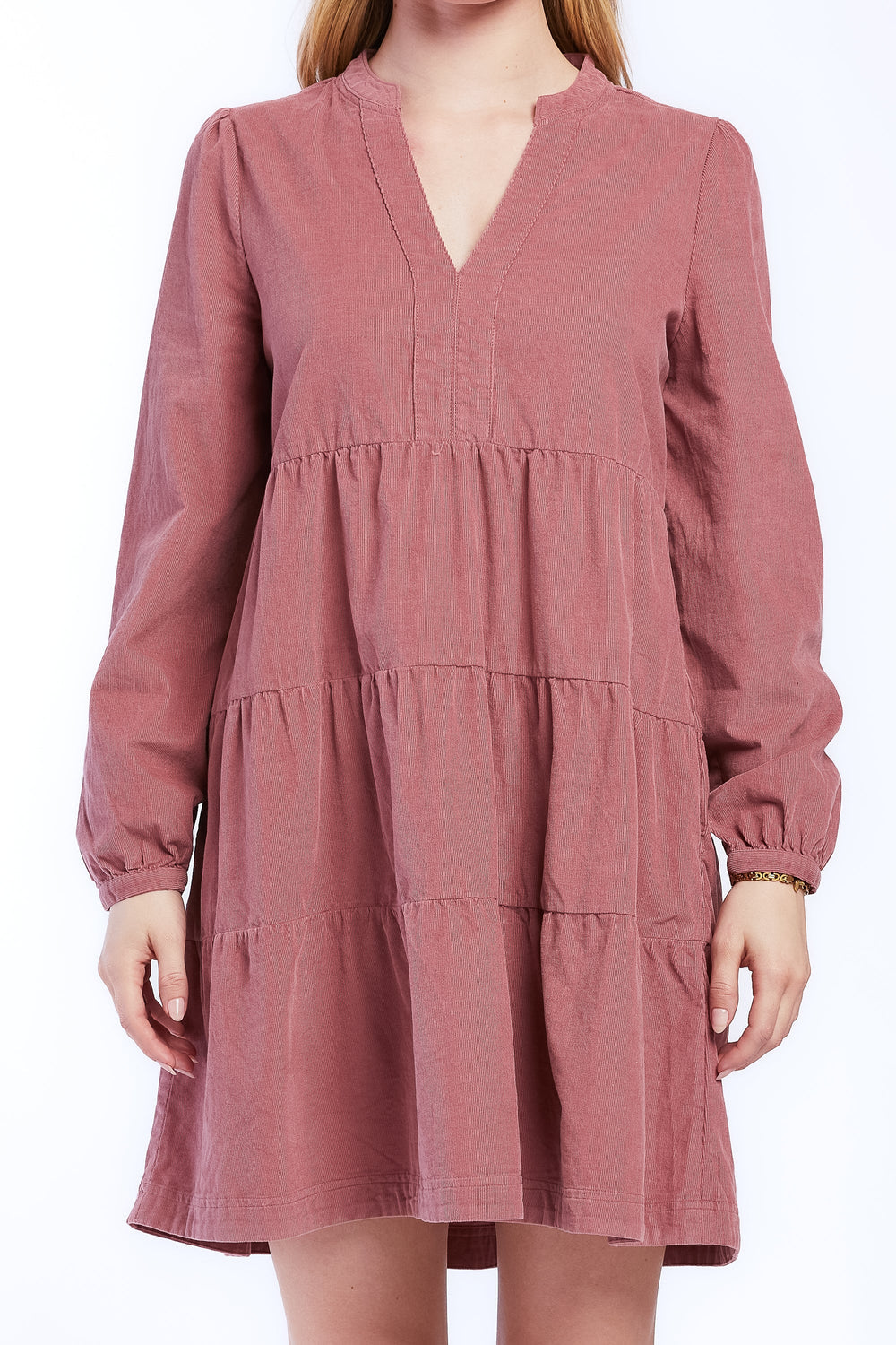 Sherin Long Sleeve Tiered Baby Doll Dress | Forever 21 Women