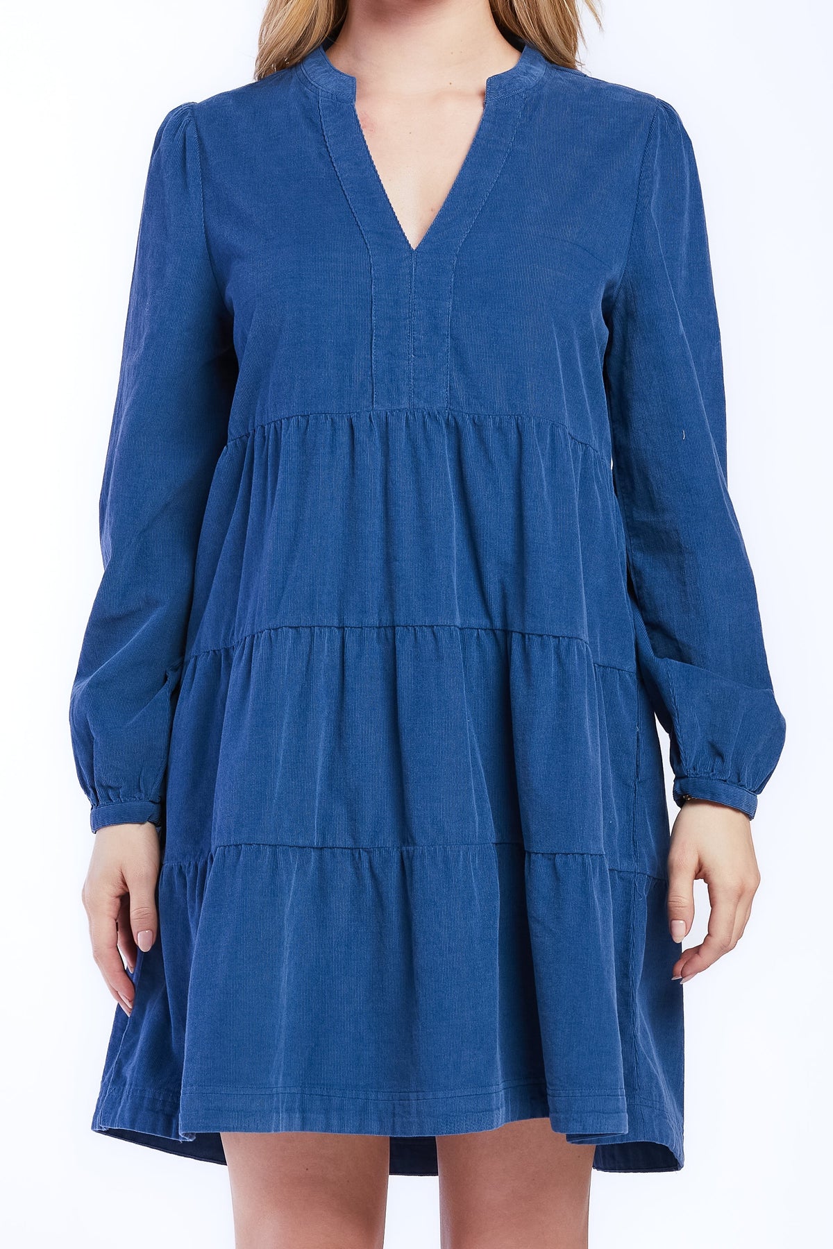 Sherin Long Sleeve Tiered Baby Doll Dress | Forever 21 Women