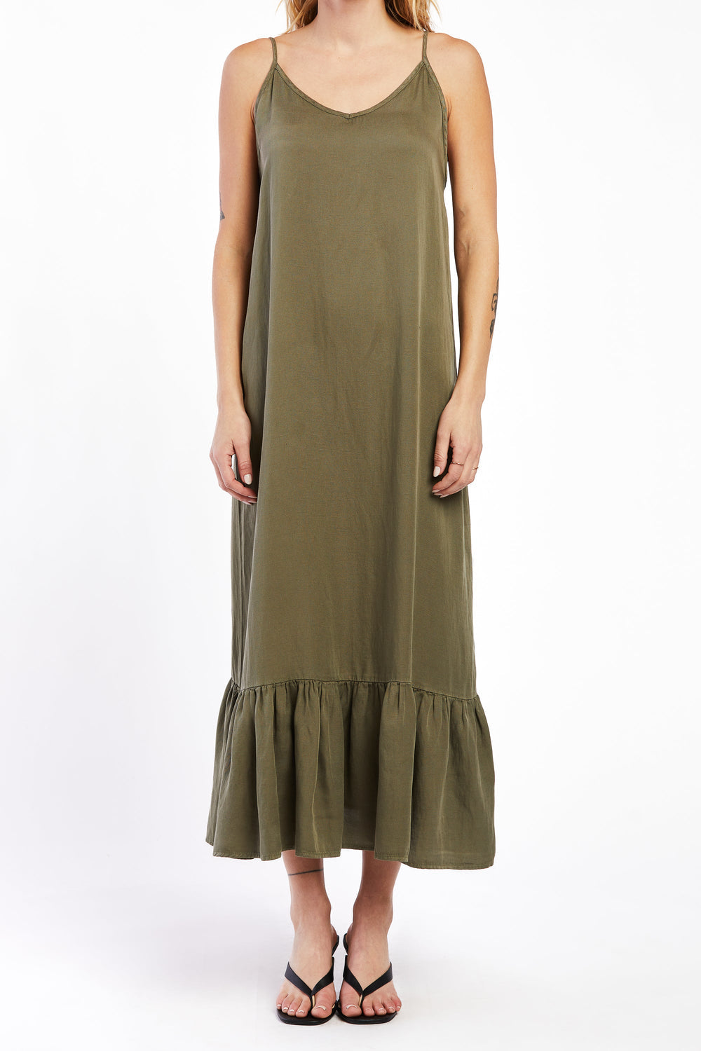 Adele Adjustable Strap Long Tank Dress | Forever 21 Women