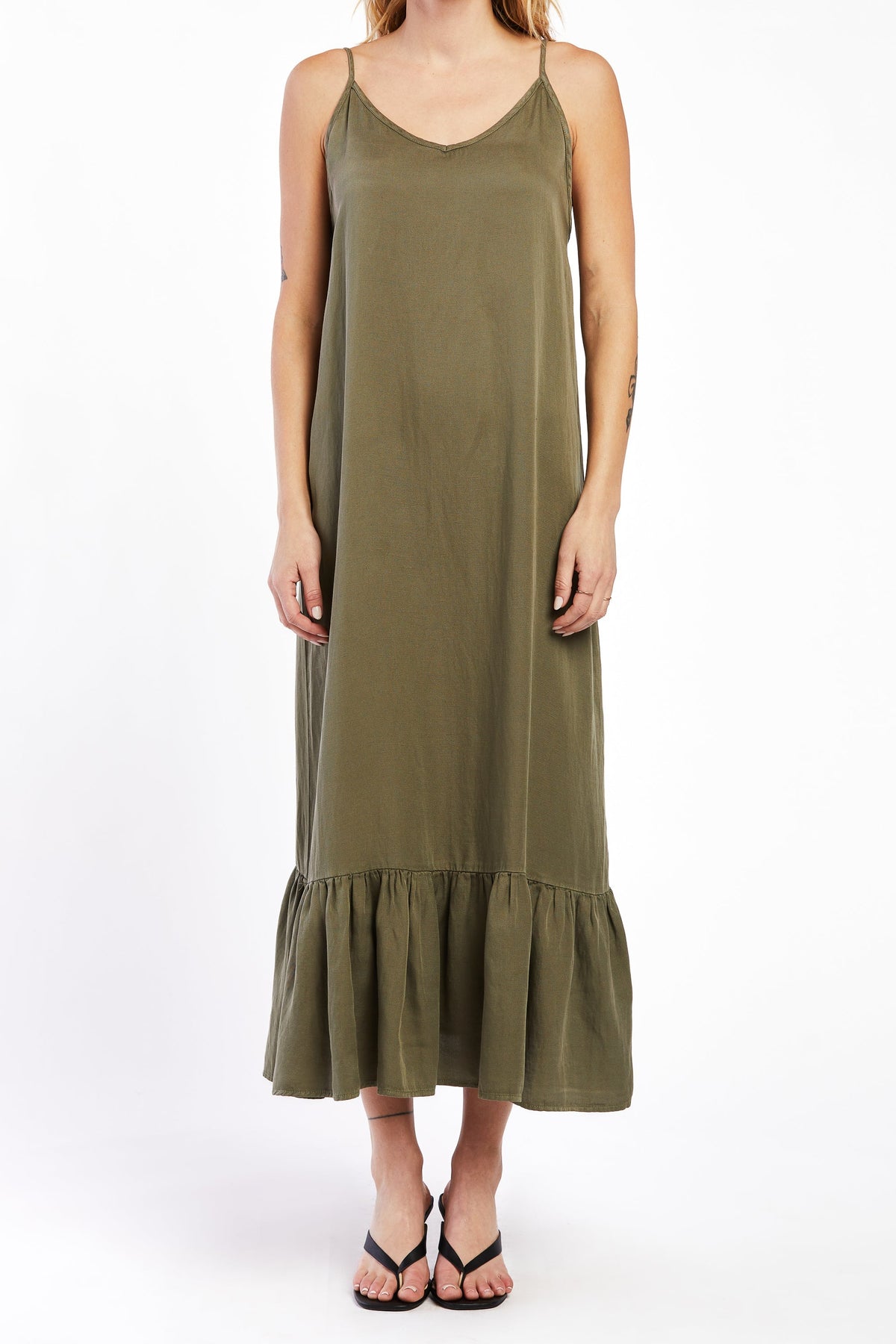 Adele Adjustable Strap Long Tank Dress | Forever 21 Women