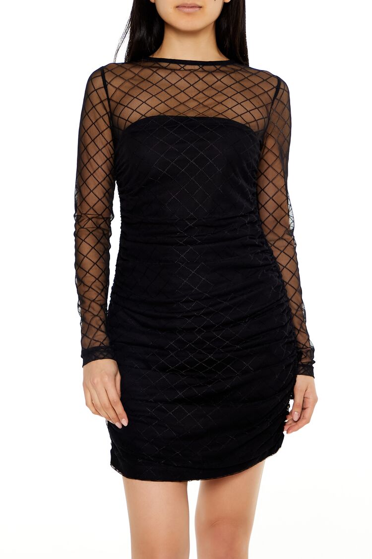 Lattice Combo Sweater Dress | Forever 21 Women