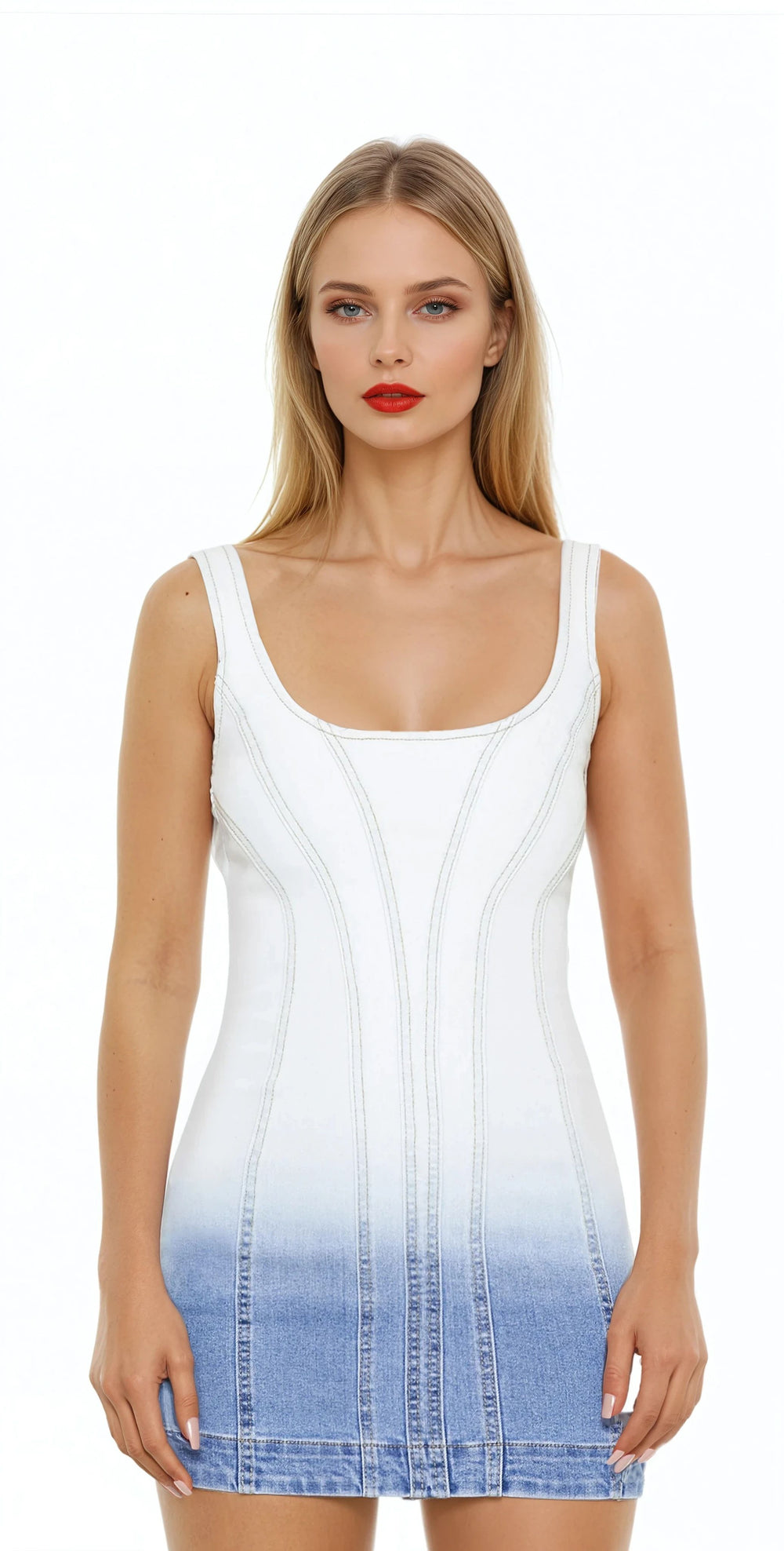 Gradient Denim Tank Mini Dress | Forever 21 Women