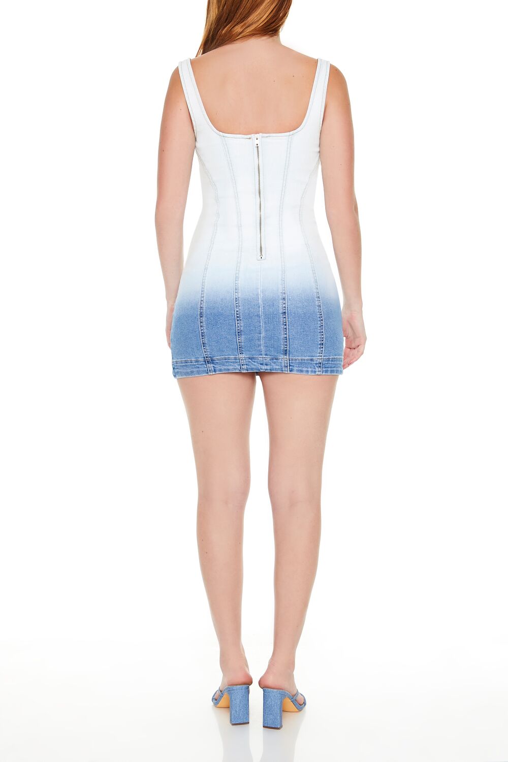 Gradient Denim Tank Mini Dress | Forever 21 Women