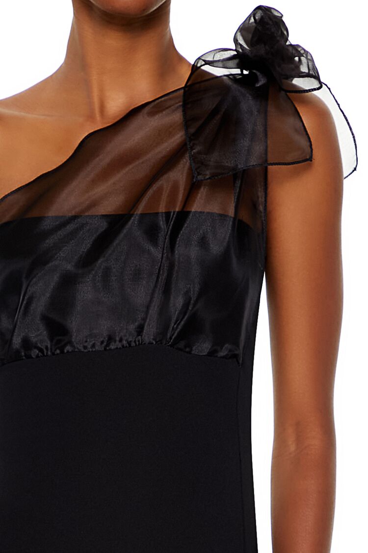 One-Shoulder Bow Mini Tube Dress | Forever 21 Women
