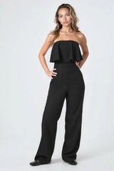 Flounce Wide-Leg Tube Jumpsuit | Forever 21 Women