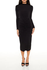 Ruched Bodycon Midi Dress | Forever 21 Women