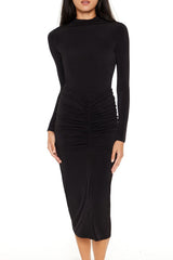 Ruched Bodycon Midi Dress | Forever 21 Women