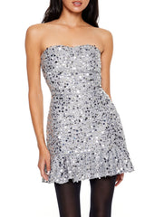 Sequin Sweetheart Mini Dress | Forever 21 Women
