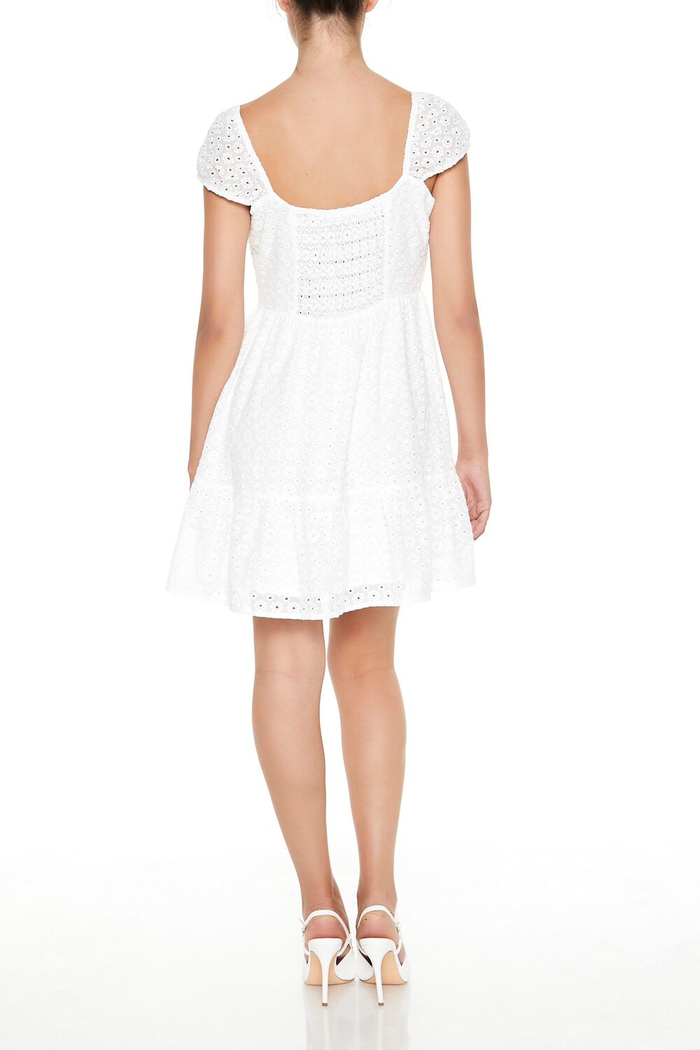 Eyelet Bustier Flounce Mini Dress | Forever 21 Women