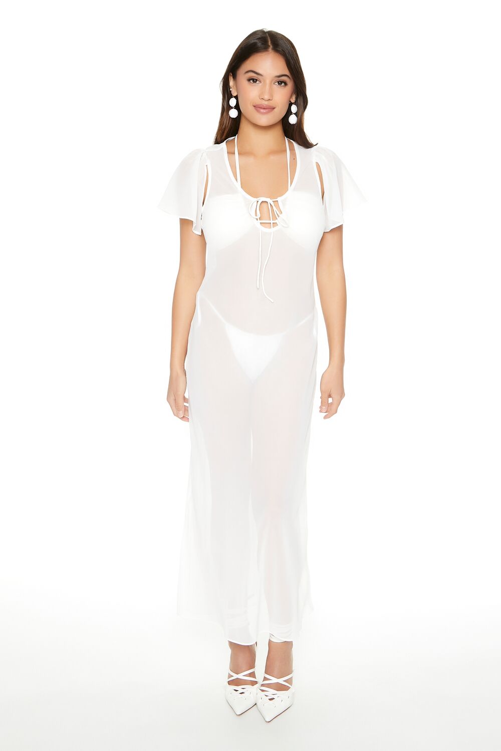 Sheer Chiffon Maxi Dress | Forever 21 Women