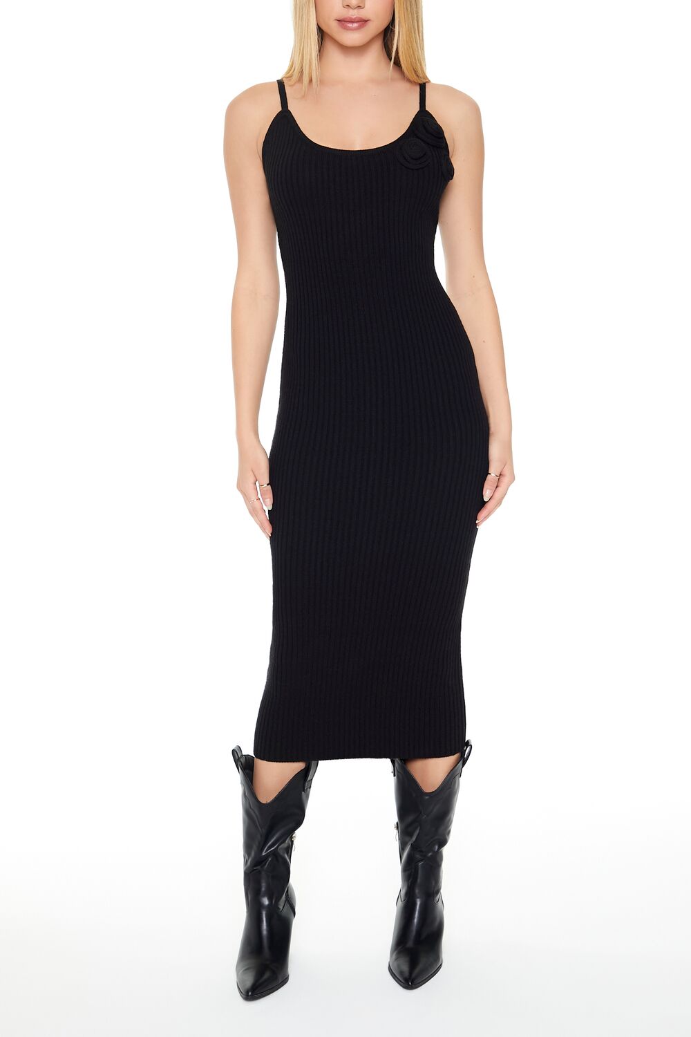 Crochet Rosette Cami Midi Dress | Forever 21 Women