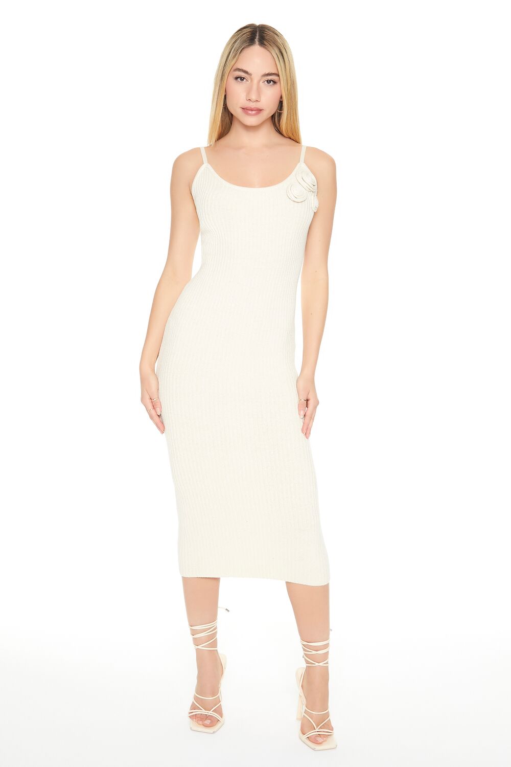 Crochet Rosette Cami Midi Dress | Forever 21 Women