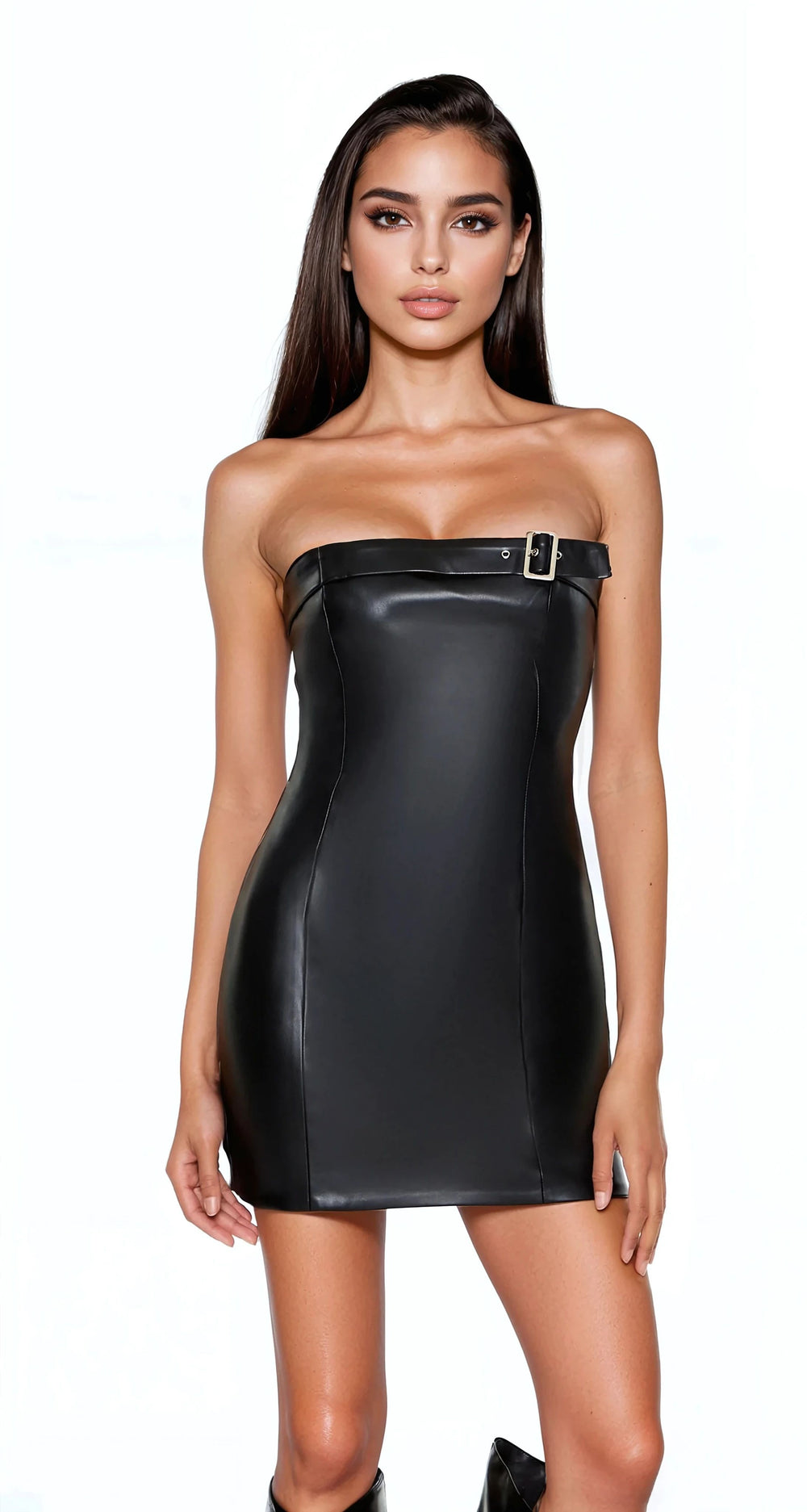 Faux Leather Tube Mini Dress | Forever 21 Women