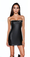 Faux Leather Tube Mini Dress | Forever 21 Women