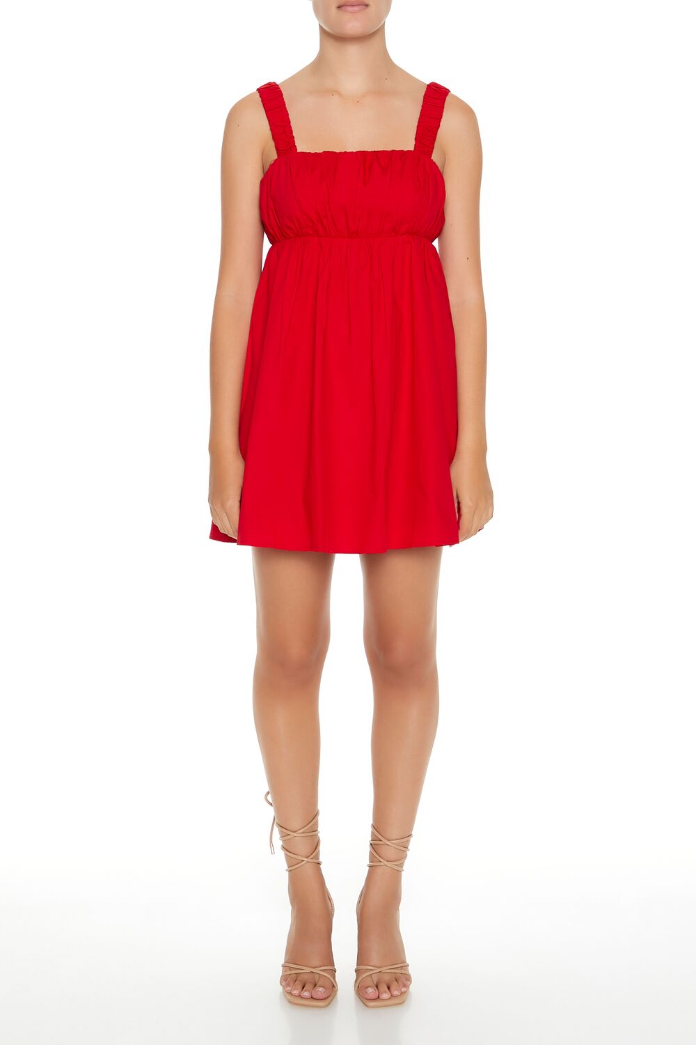 Poplin Babydoll Mini Dress | Forever 21 Women