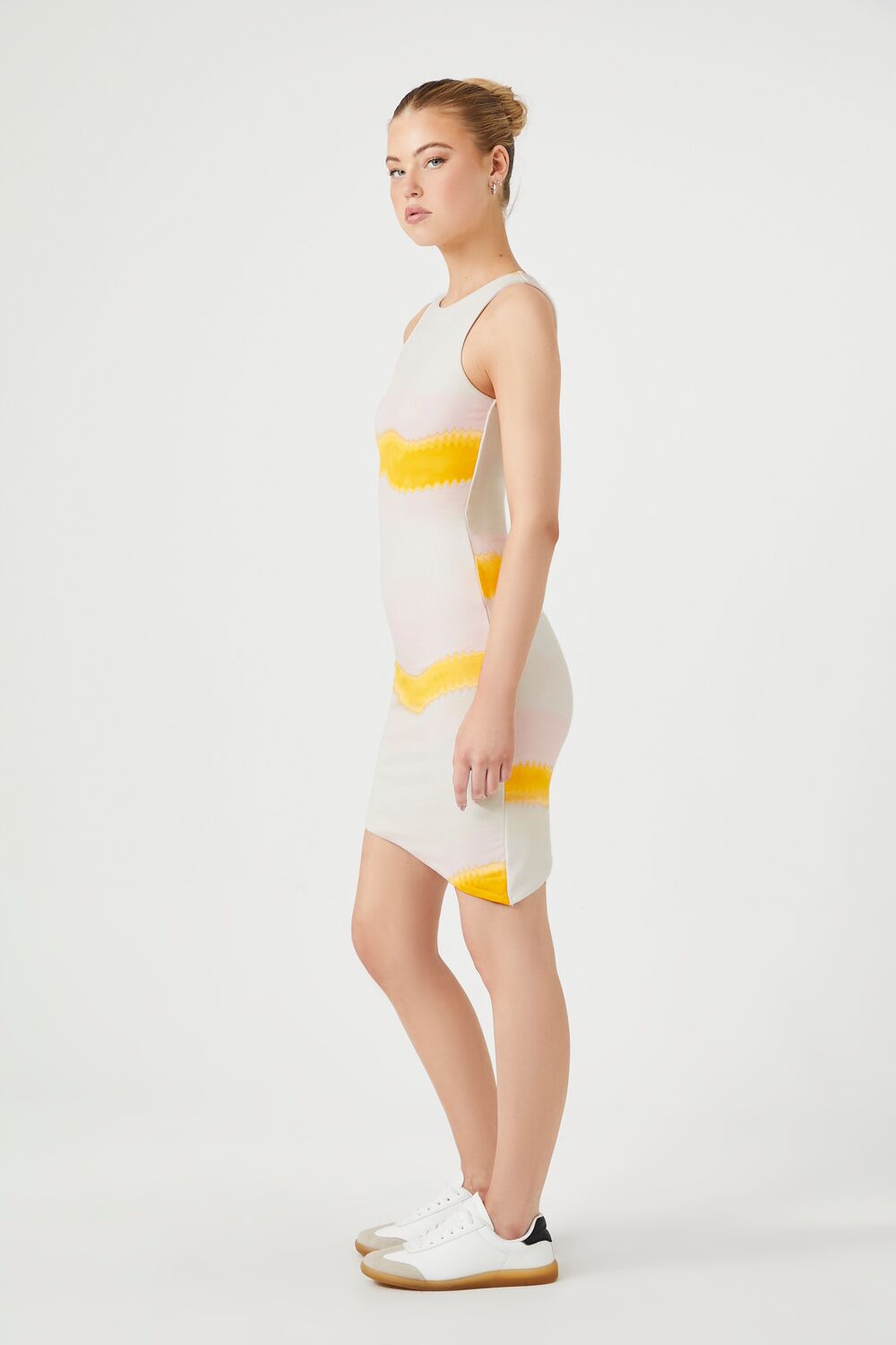 Tie-Dye Striped Mini Dress | Forever 21 Women
