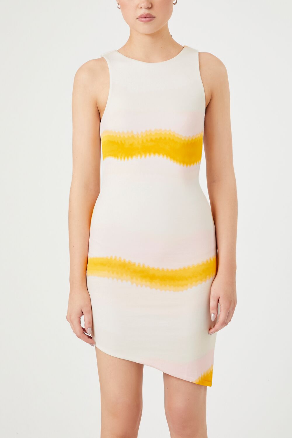 Tie-Dye Striped Mini Dress | Forever 21 Women
