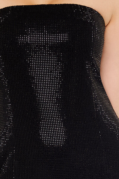 Rhinestone Tube Mini Dress | Forever 21 Women