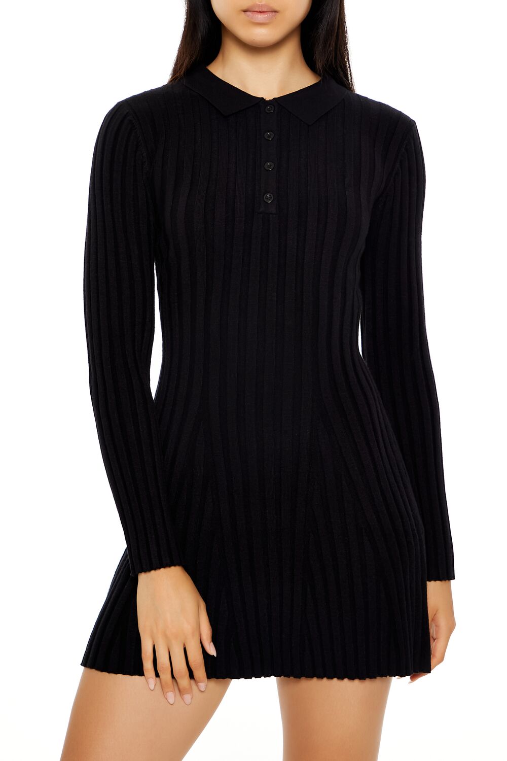 Sweater Shirt Mini Dress | Forever 21 Women
