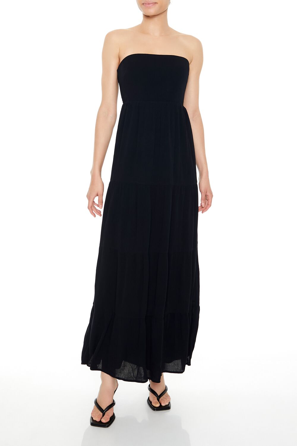 Strapless Tie-Back Maxi Dress | Forever 21 Women
