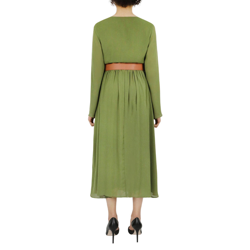 Belted Long Sleeve Dress | Forever 21 Women