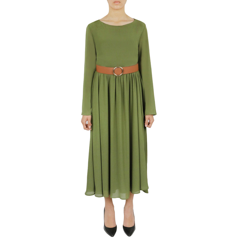 Belted Long Sleeve Dress | Forever 21 Women