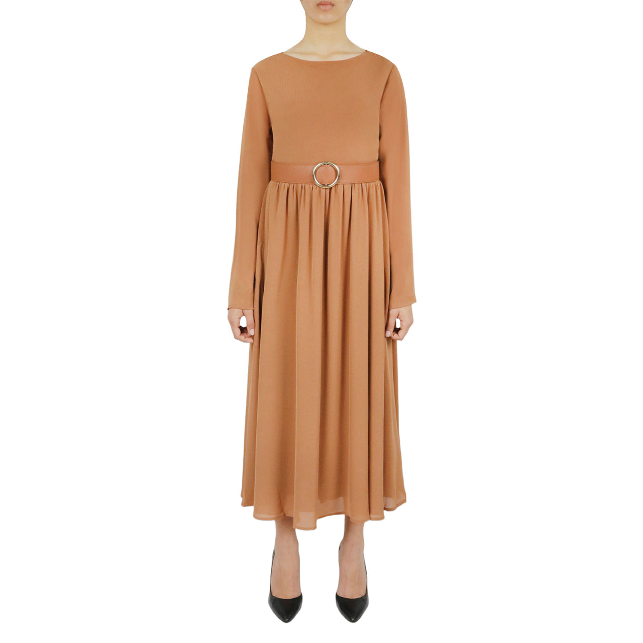 Belted Long Sleeve Dress | Forever 21 Women