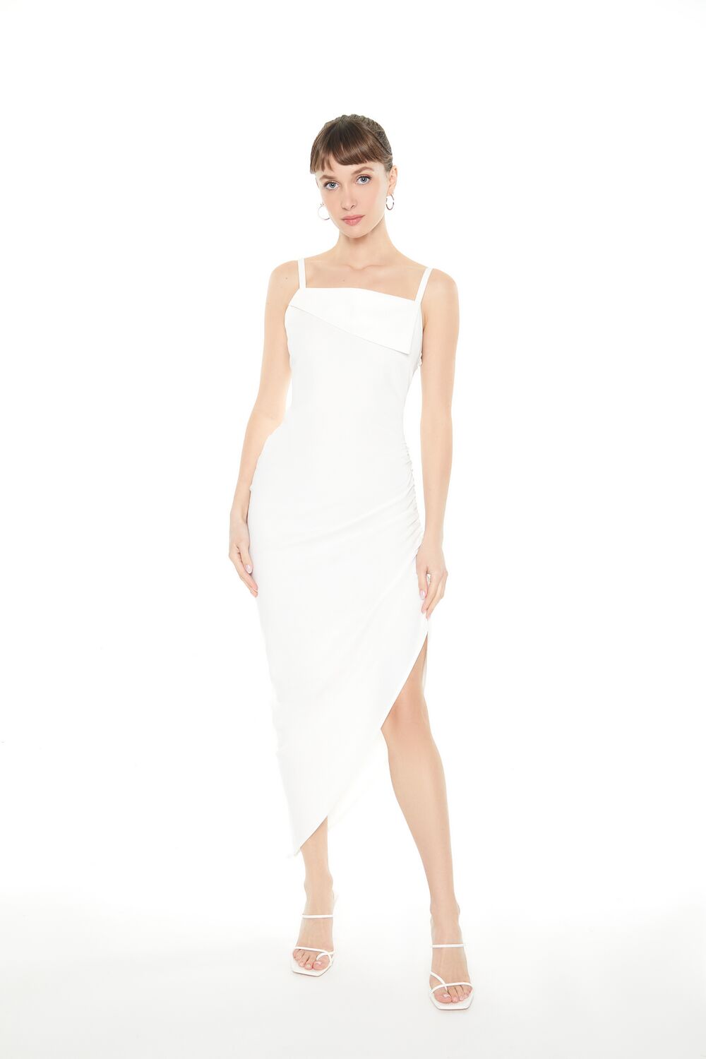 Asymmetrical Cami Midi Dress | Forever 21 Women