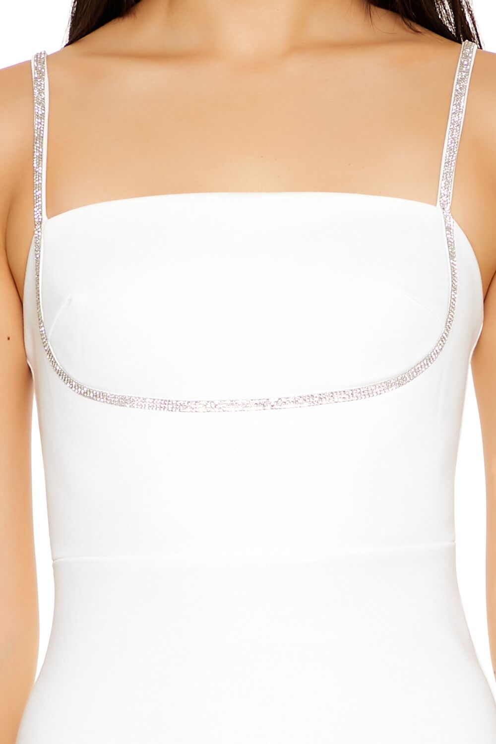Rhinestone-Trim Cami Mini Dress | Forever 21 Women