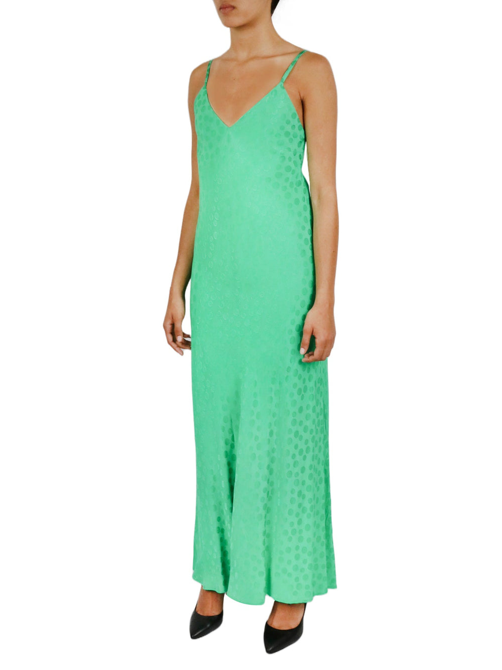 Tonal Patterned Charmeuse Dress | Forever 21 Women