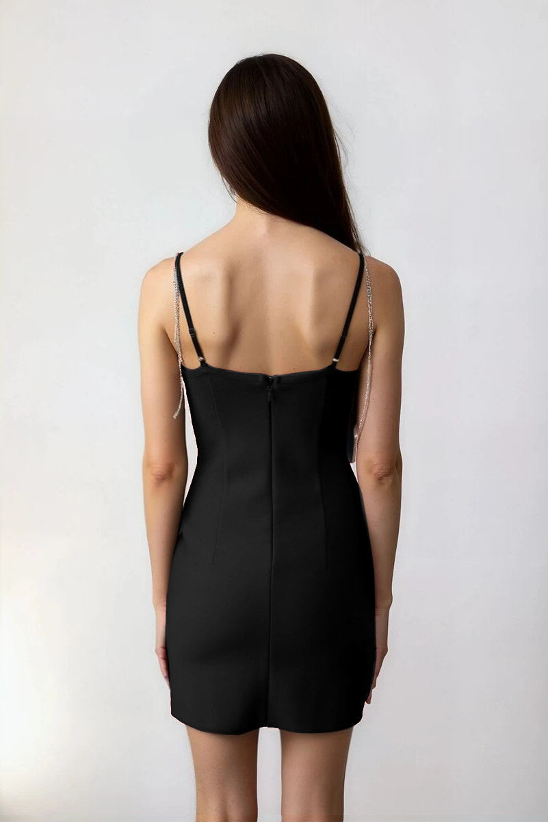 Rhinestone Bow Sweetheart Bodycon Mini Dress | Forever 21 Women