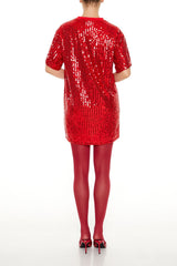 Sequin Festive AF T-Shirt Dress | Forever 21 Women