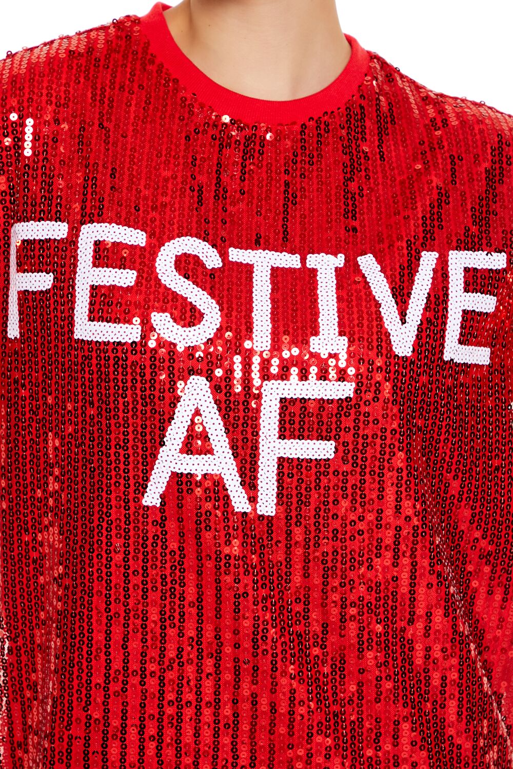 Sequin Festive AF T-Shirt Dress | Forever 21 Women